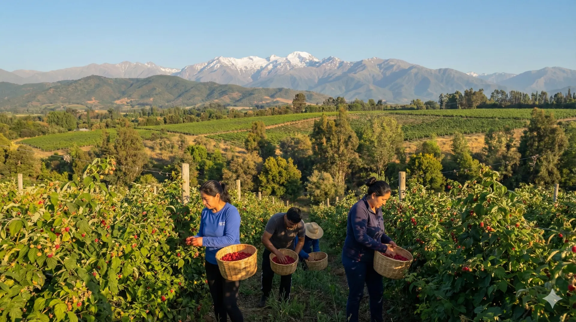 Campo y producción familiar Berries M&R desde 2011