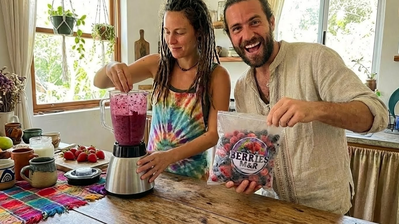 Mix de berries frescos arándanos frambuesas y frutillas